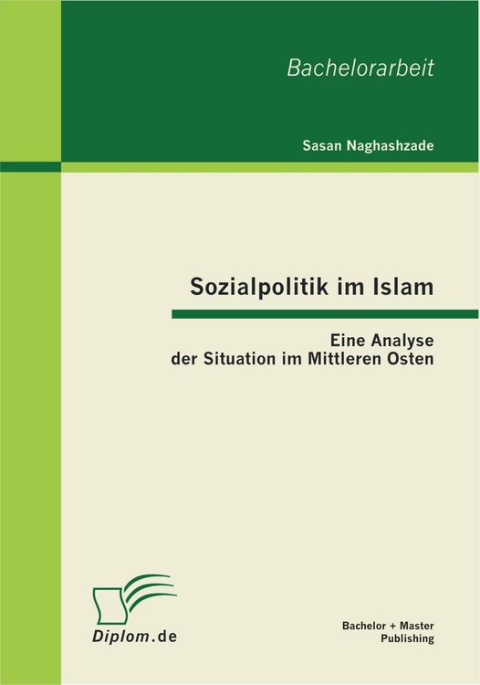 Produktbild: Sozialpolitik im Islam: Eine Analyse der Situation im Mittleren Osten