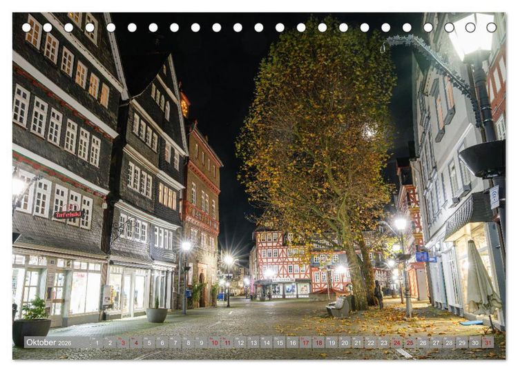 Produktbild: Ein Blick auf Herborn (Tischkalender 2026 DIN A5 quer), CALVENDO Monatskalender