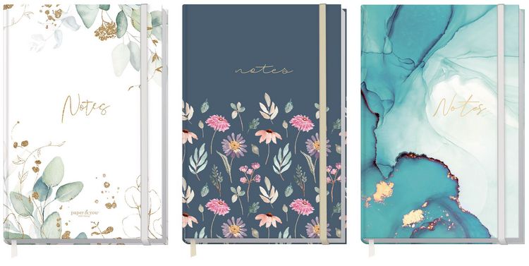 Produktbild: paper&you Notizbuch blanko A5+