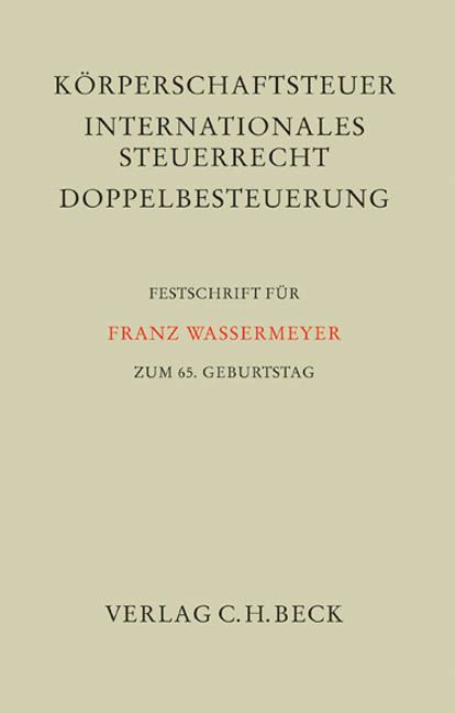 Produktbild: K&ouml;rperschaftsteuer, Internationales Steuerrecht, Doppelbesteuerung
