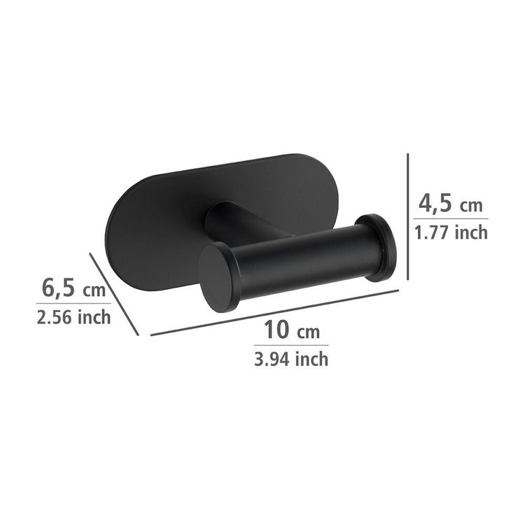 Produktbild: Turbo-Loc&reg; Wandhaken Mod. Orea Duo Black Matt, Befestigen ohne bohren