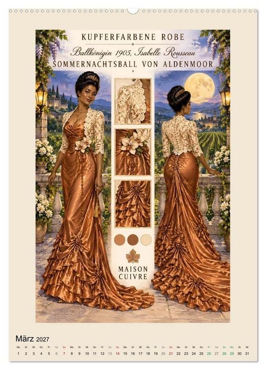 Produktbild: Die Ballk&ouml;niginnen von Aldenmoor (Wandkalender 2027 DIN A2 hoch), CALVENDO Monatskalender