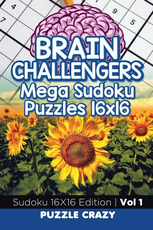 Produktbild: Brain Challengers Mega Sudoku Puzzles 16x16 Vol 1