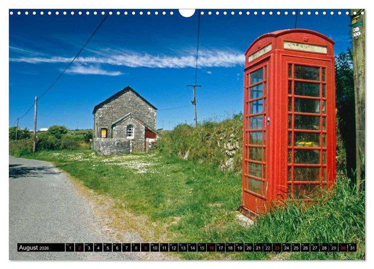 Produktbild: Cornwall - Devon Somerset Dorset (Wandkalender 2026 DIN A3 quer), CALVENDO Monatskalender