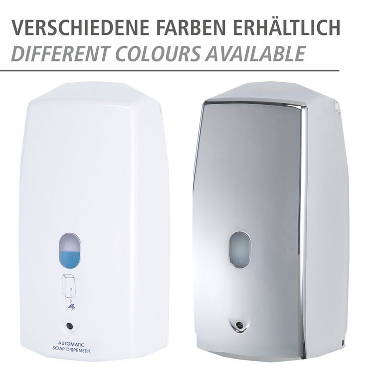 Produktbild: Infrarot Seifenspender Mod. Treviso Chrom 650 ml, automatischer Fl&uuml;ssigseifen-Spender, 650 ml