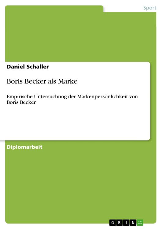 Produktbild: Boris Becker als Marke