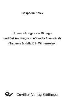 Produktbild: Kolev, G: Untersuchungen zur Biologie und Bek&auml;mpfung von Mic
