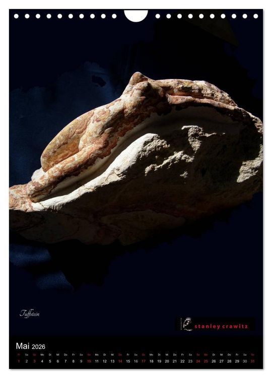 Produktbild: Kunstkalender 2026 - Encaustic und Tuffstein - Skulpturen (Wandkalender 2026 DIN A4 hoch), CALVENDO Monatskalender