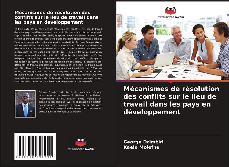 Produktbild: M&eacute;canismes de r&eacute;solution des conflits sur le lieu de travail dans les pays en d&eacute;veloppement