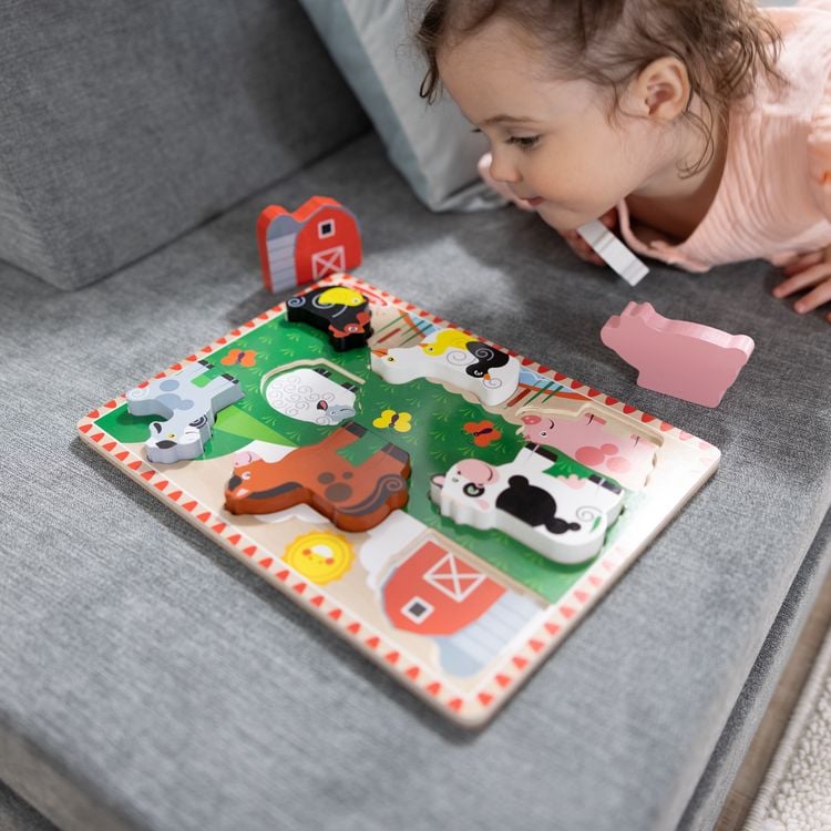 Produktbild: Bauernhof Spieltiere Puzzle