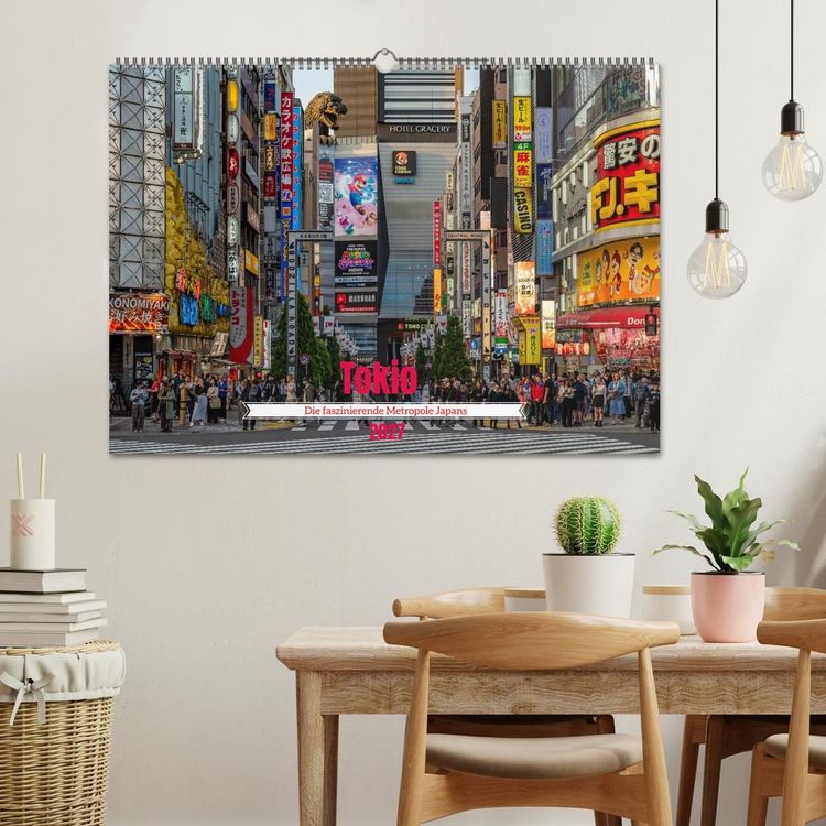 Produktbild: Tokio. Die faszinierende Metropole Japans (Wandkalender 2027 DIN A2 quer), CALVENDO Monatskalender