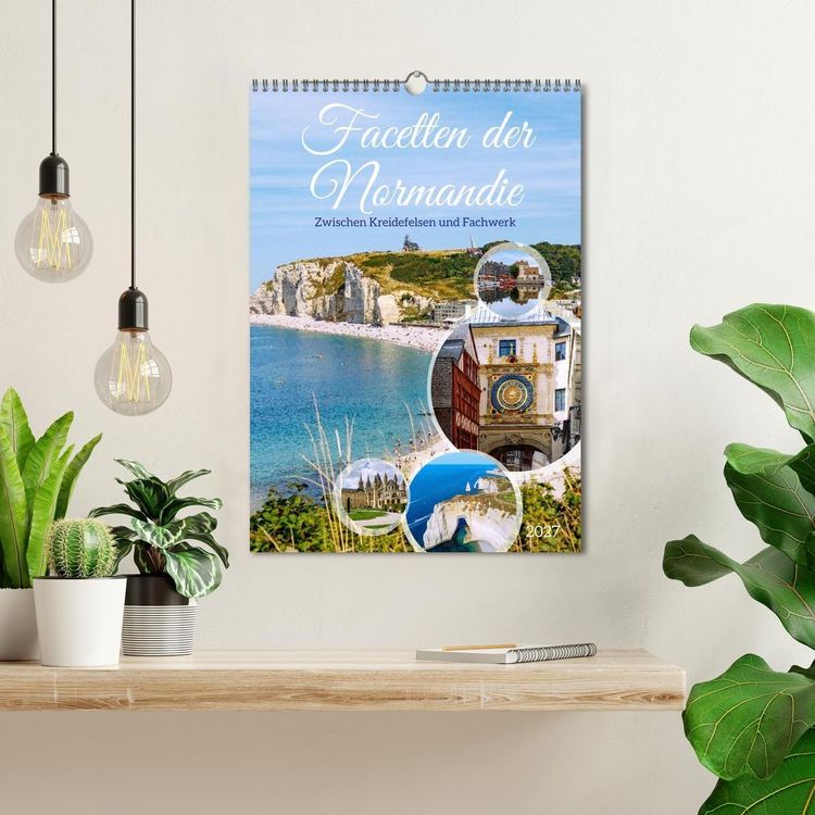 Produktbild: Facetten der Normandie. Zwischen Kreidefelsen und Fachwerk (Wandkalender 2027 DIN A3 hoch), CALVENDO Monatskalender