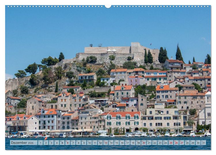 Produktbild: Kroatien - Zauberhaftes &Scaron;ibenik-Knin (hochwertiger Premium Wandkalender 2026 DIN A2 quer), Kunstdruck in Hochglanz