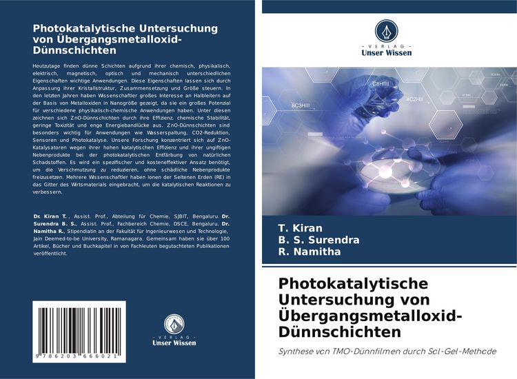 Produktbild: Photokatalytische Untersuchung von &Uuml;bergangsmetalloxid-D&uuml;nnschichten
