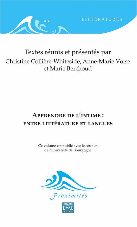 Produktbild: Apprendre de l'intime :