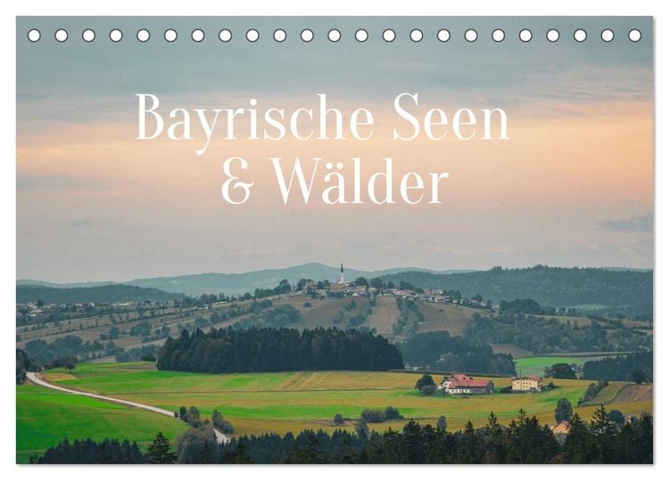 Produktbild: Bayrische Seen und W&auml;lder (Tischkalender 2027 DIN A5 quer), CALVENDO Monatskalender