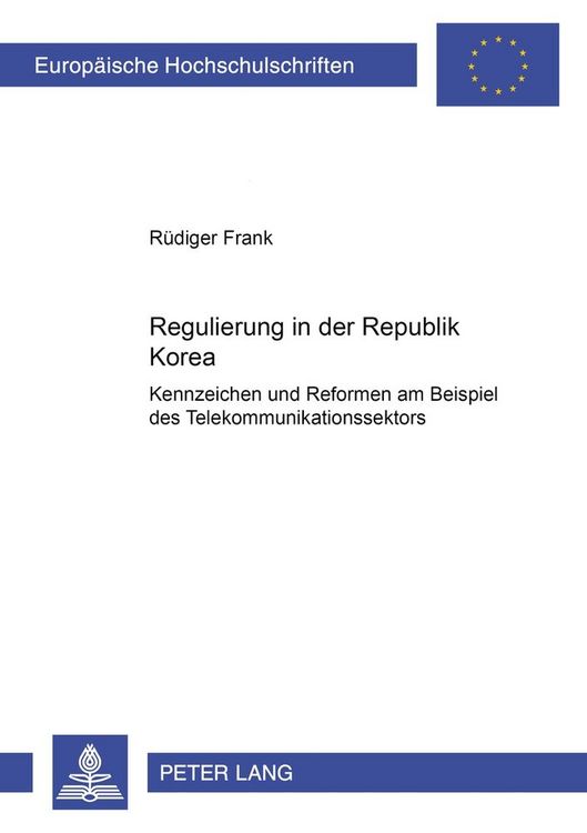 Produktbild: Regulierung in der Republik Korea