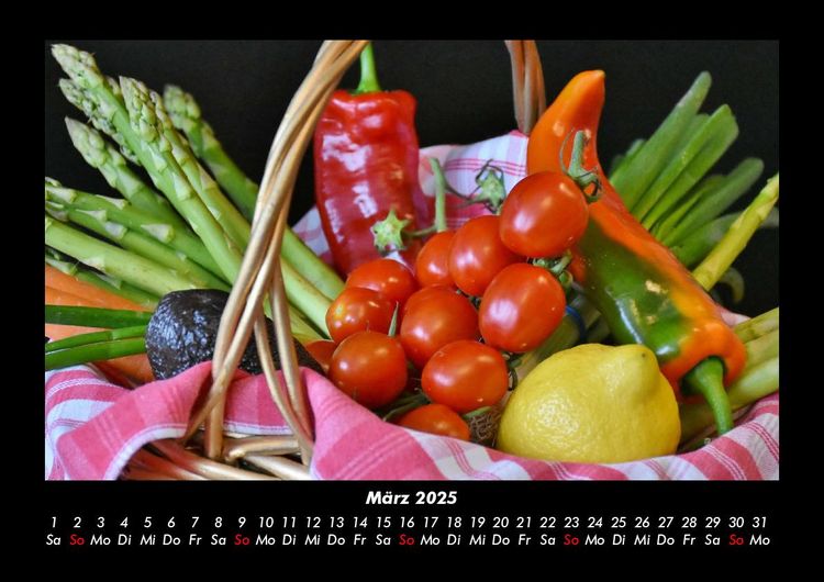 Produktbild: Gem&uuml;sekalender 2025 Fotokalender DIN A3