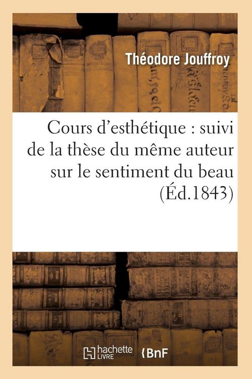 Produktbild: Cours d'esth&eacute;tique