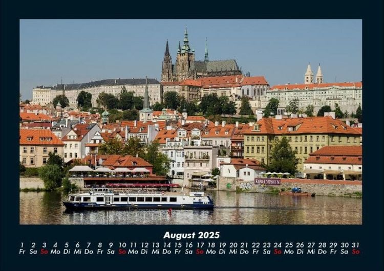 Produktbild: Prag 2025 Fotokalender DIN A4