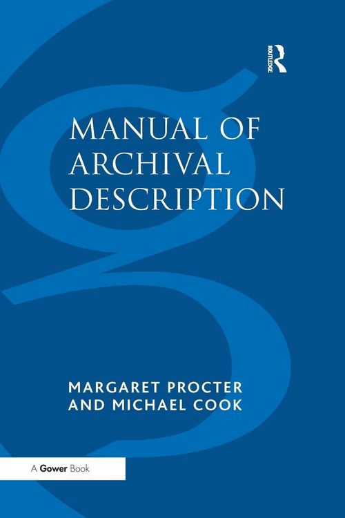 Produktbild: Manual of Archival Description