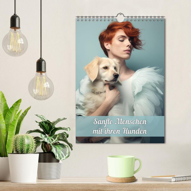 Produktbild: Sanfte Menschen mit ihren Hunden (Wandkalender 2026 DIN A4 hoch), CALVENDO Monatskalender