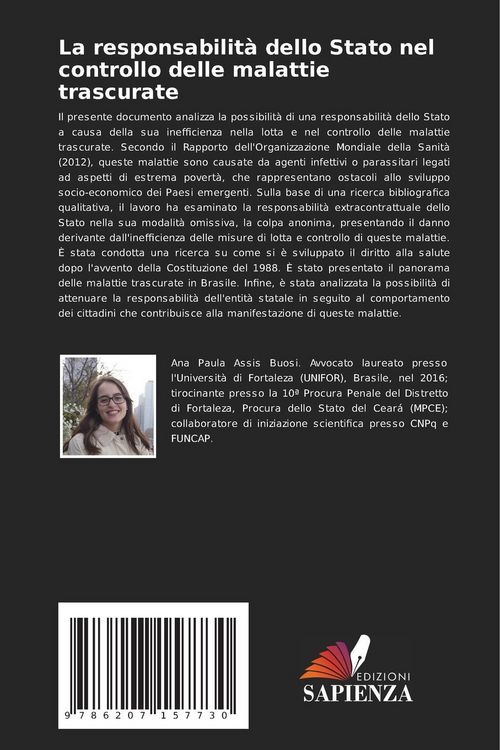 Produktbild: La responsabilit&agrave; dello Stato nel controllo delle malattie trascurate