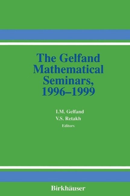 Produktbild: The Gelfand Mathematical Seminars, 1996-1999