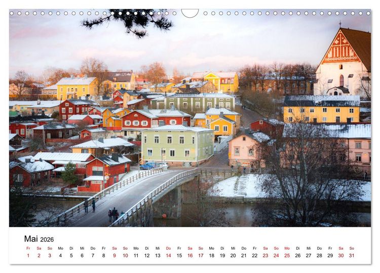 Produktbild: Finnland - Eine bezaubernde Reise in den Norden. (Wandkalender 2026 DIN A3 quer), CALVENDO Monatskalender