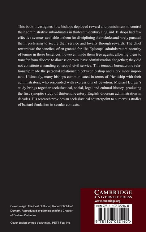 Produktbild: Bishops, Clerks, and Diocesan Governance in Thirteenth-Century England
