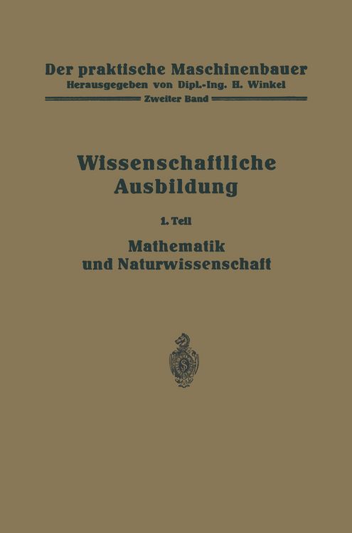 Produktbild: Die wissenschaftliche Ausbildung