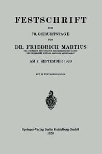 Produktbild: Festschrift zum 70. Geburtstage