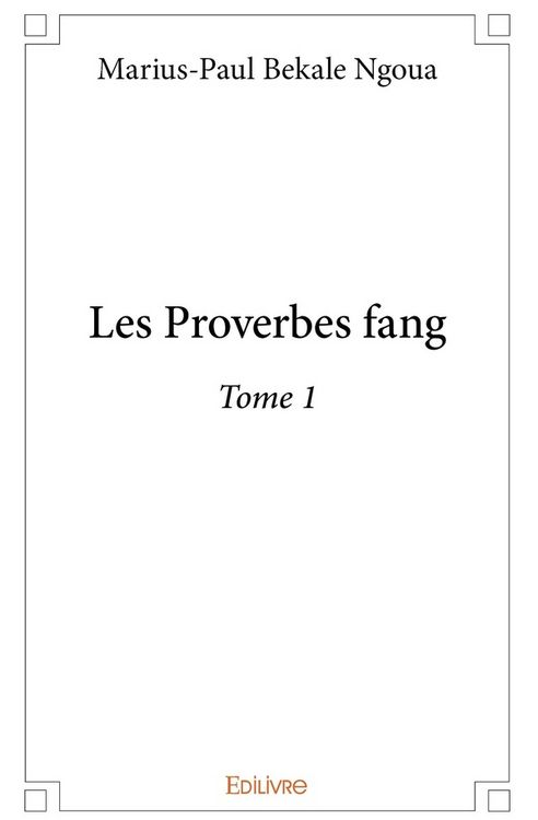 Produktbild: Les proverbes fang - tome 1