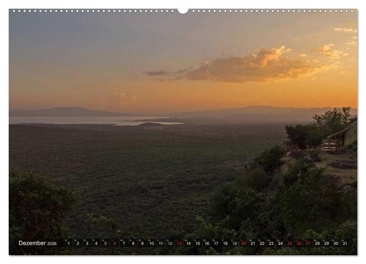Produktbild: &Auml;thiopien, urspr&uuml;ngliches Afrika (hochwertiger Premium Wandkalender 2026 DIN A2 quer), Kunstdruck in Hochglanz