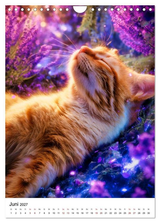 Produktbild: Feuer auf vier Pfoten - Die sch&ouml;nsten roten Katzen (Wandkalender 2027 DIN A4 hoch), CALVENDO Monatskalender
