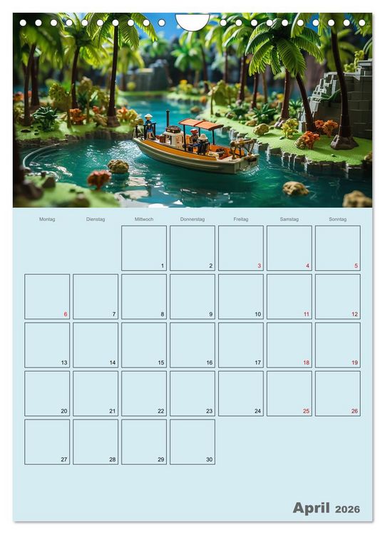 Produktbild: Schiffe, Fische und Piraten (Wandkalender 2026 DIN A4 hoch), CALVENDO Monatskalender