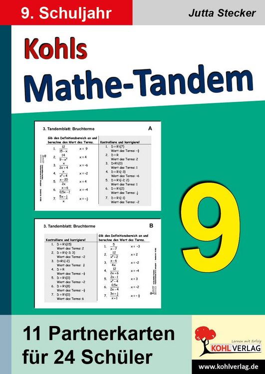 Produktbild: Kohls Mathe-Tandem / Klasse 9