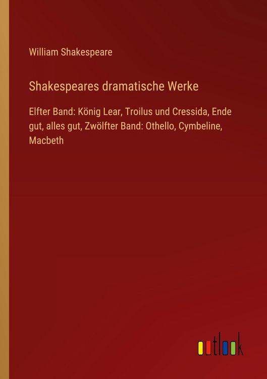 Produktbild: Shakespeares dramatische Werke