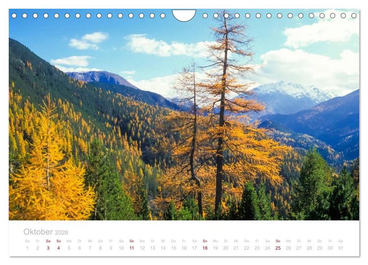 Produktbild: Graub&uuml;nden Engadin 2026 (Wandkalender 2026 DIN A4 quer), CALVENDO Monatskalender