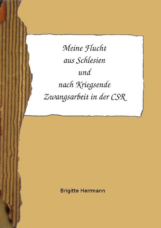 Produktbild: Meine Flucht aus Schlesien und nach Kriegsende Zwangsarbeit in der CSR