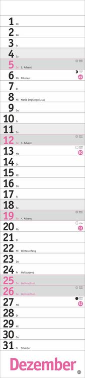 Produktbild: Langplaner, pink 2027
