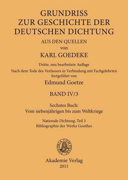 Produktbild: Sechstes Buch: Vom siebenj&auml;hrigen bis zum Weltkriege