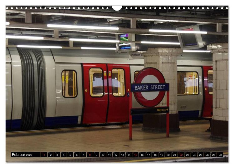 Produktbild: London &bull; Impressionen (Wandkalender 2026 DIN A3 quer), CALVENDO Monatskalender