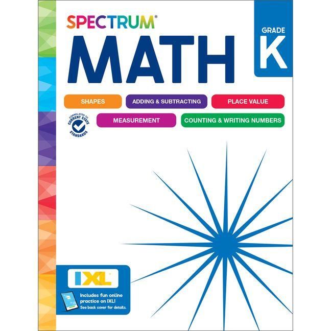 Produktbild: Spectrum Math Workbook Grade K