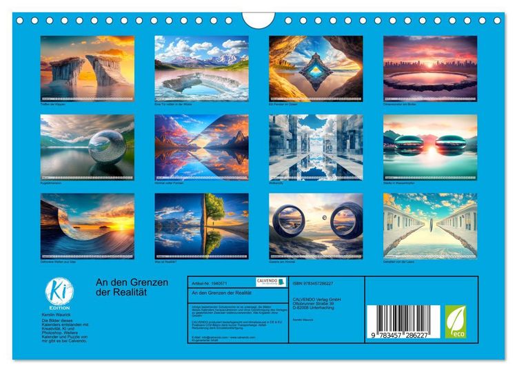 Produktbild: An den Grenzen der Realit&auml;t (Wandkalender 2026 DIN A4 quer), CALVENDO Monatskalender