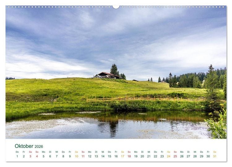 Produktbild: Auf der Winklmoosalm (Wandkalender 2026 DIN A2 quer), CALVENDO Monatskalender