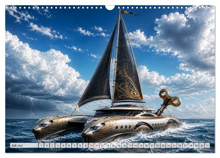 Produktbild: Aufgezogen und abgelegt (Wandkalender 2027 DIN A3 quer), CALVENDO Monatskalender
