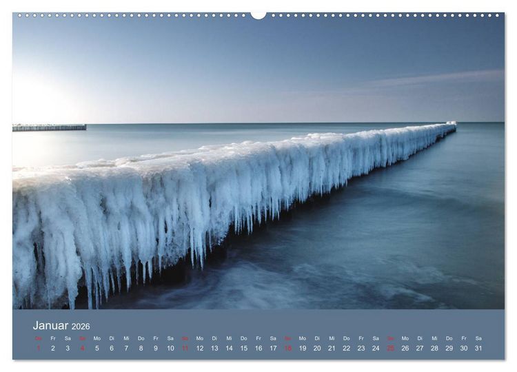 Produktbild: Ostsee - Perlen aus Mecklenburg-Vorpommern (Wandkalender 2026 DIN A2 quer), CALVENDO Monatskalender