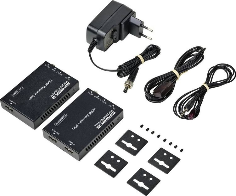 Produktbild: SpeaKa Professional SP-HDE-310 HDMI&reg; HDMI Extender &uuml;ber Netzwerkkabel RJ45 50m
