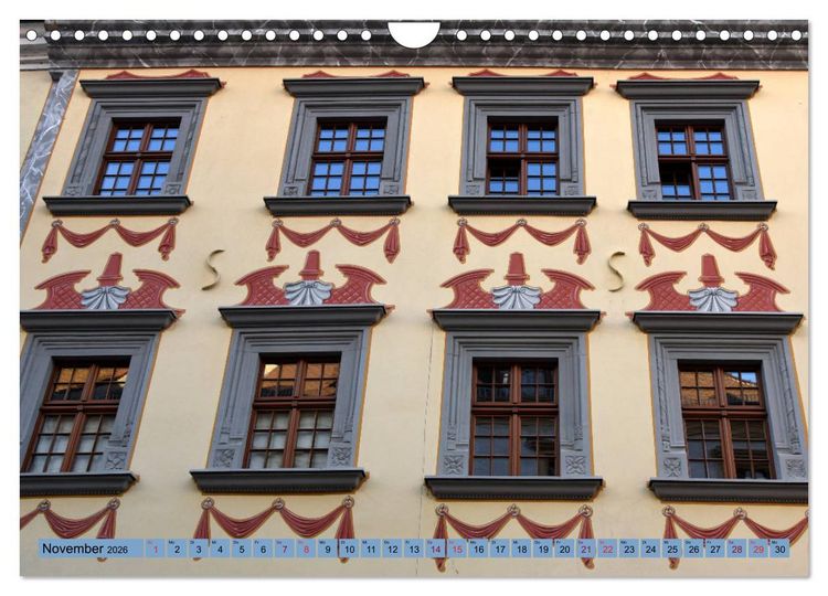 Produktbild: Fassadenreichtum in G&ouml;rlitz (Wandkalender 2026 DIN A4 quer), CALVENDO Monatskalender
